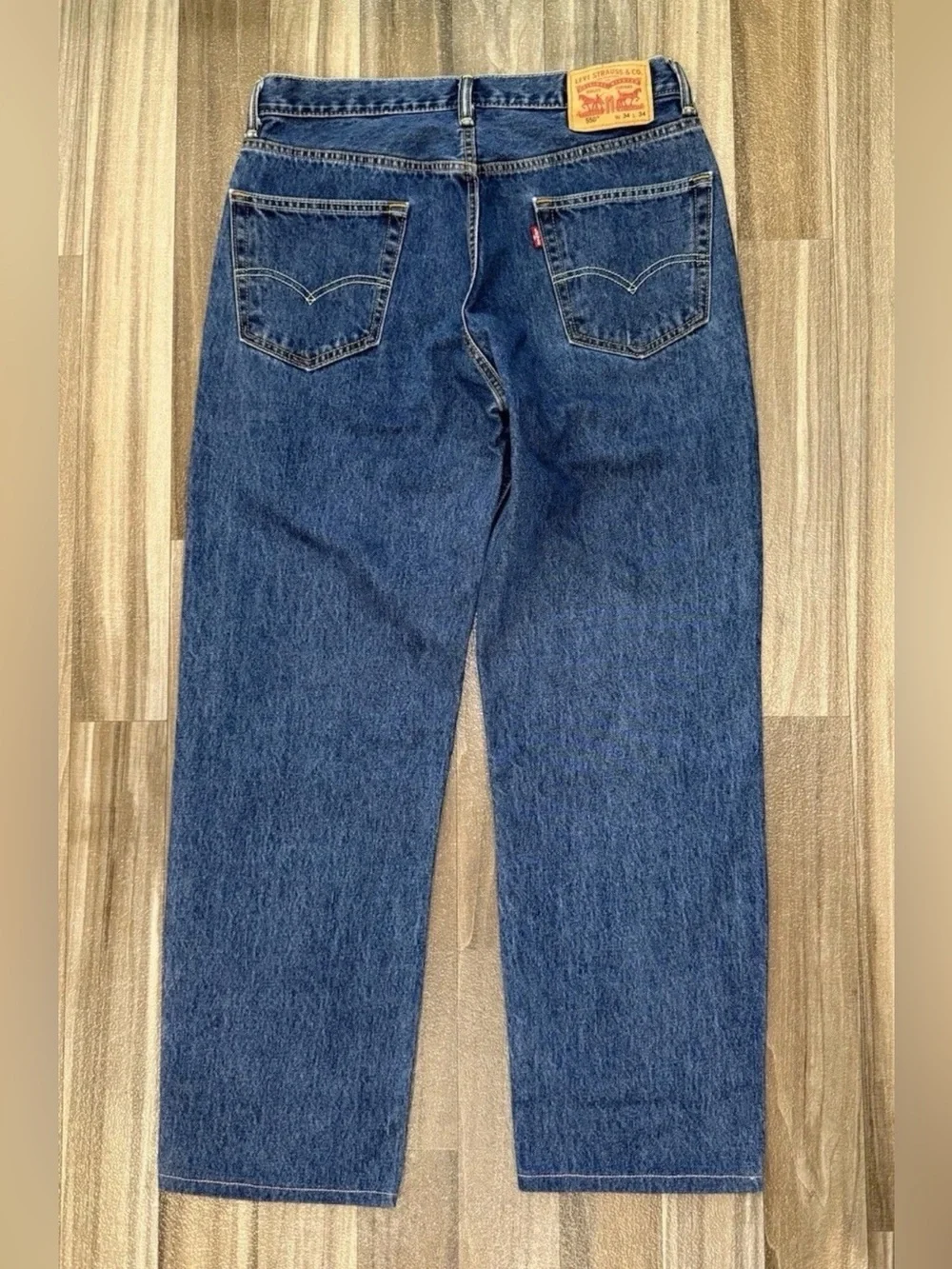 Levi's 550 Men's Relaxed Fit Jeans - Blue 34 X 34 Excellent Condition